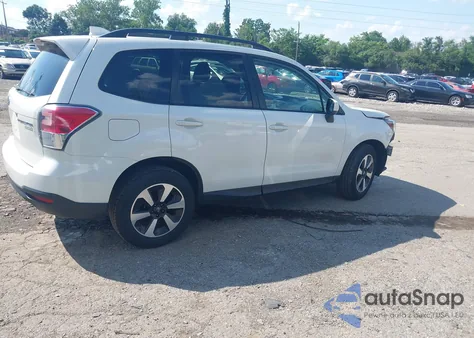 2017 Subaru Forester 2.5I Premium из США, поврежденный, VIN JF2SJAEC6HH507546